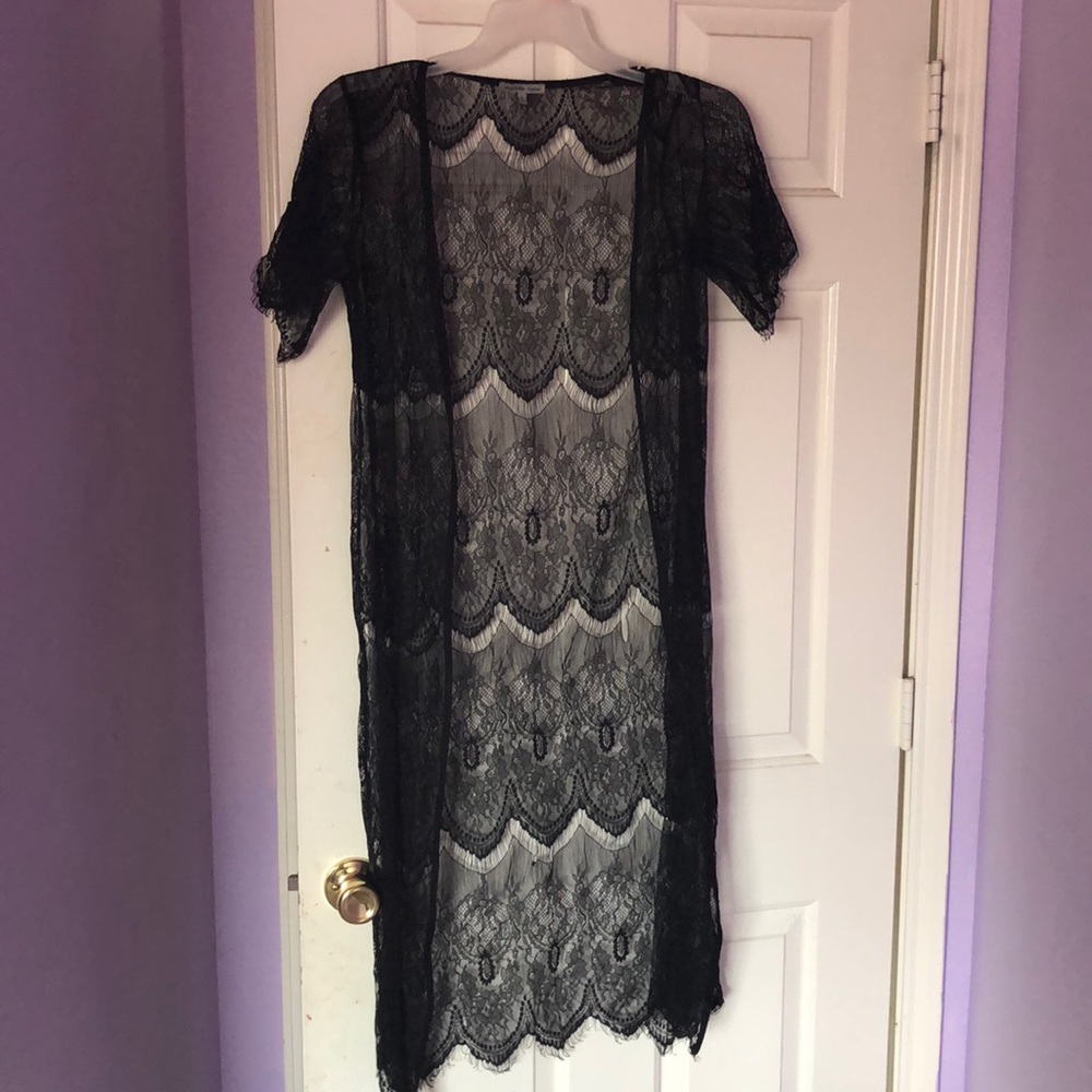 Black cardigan from Charlotte Russe
